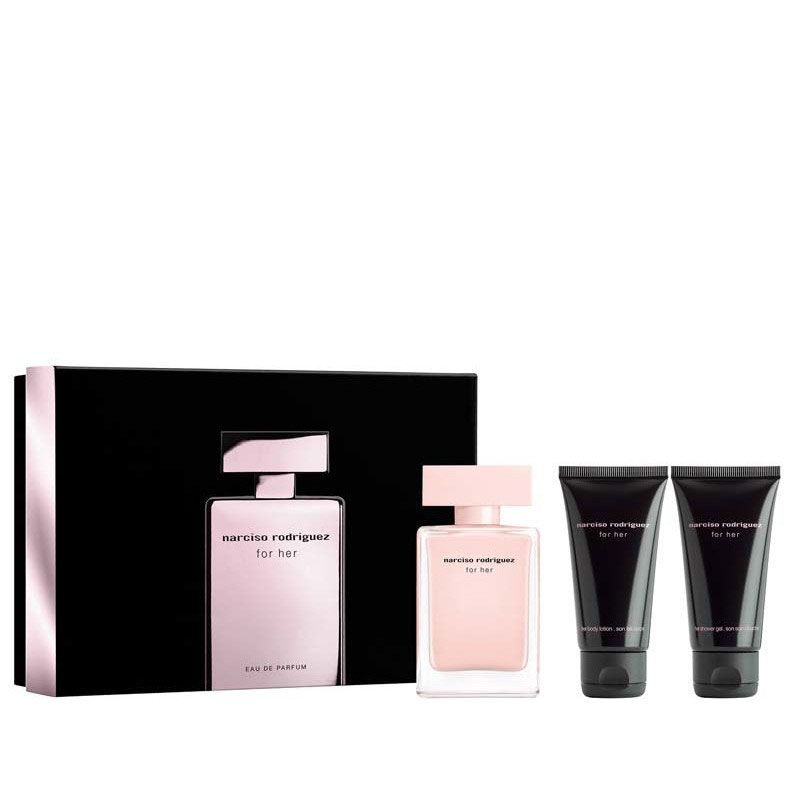 For her set - edp 50ml + shower gel 50ml + body lotion 50ml