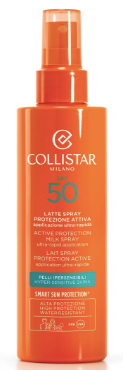 Latte spray protezione attiva pelli ipersensibili SPF 50