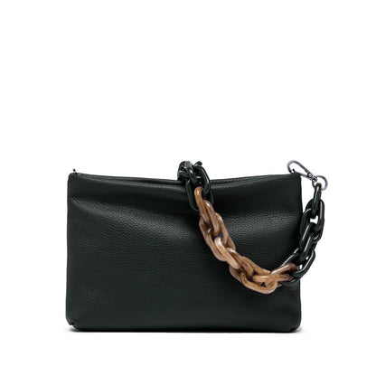 Borsa a spalla Brenda deep green