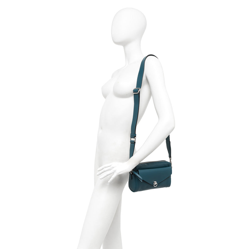 Borsa a tracolla Deva verde