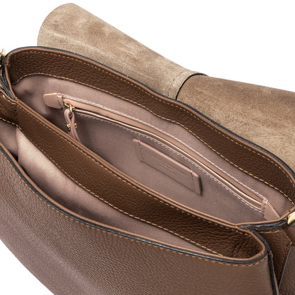 Borsa a spalla Helena Round castoro