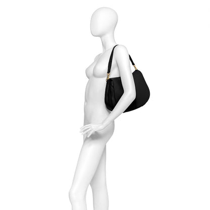 Borsa a spalla Helena Round nera