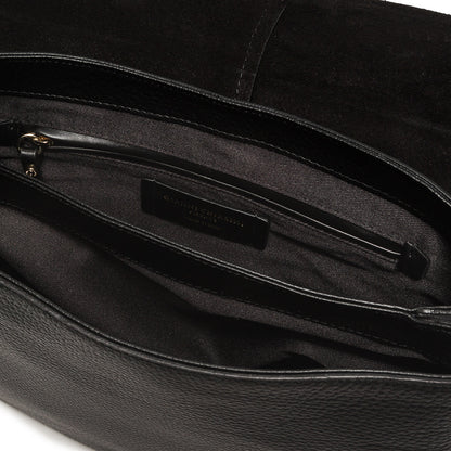 Borsa a spalla Helena Round nera