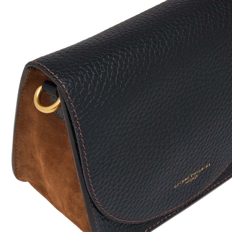 Borsa a tracolla Tara nero-cognac